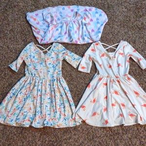 Lot of 3 Dot Dot Smile 3/4 dresses